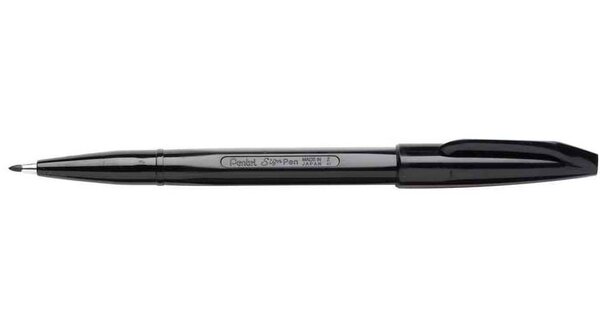 stylo feutre Sign Pen S 520, noir PENTEL