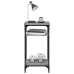 vidaXL Table d'appoint Sonoma gris 40x30x75 cm Bois d'ingénierie