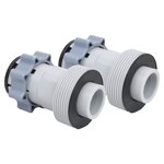vidaXL Adaptateurs de tuyaux de piscine Type B 2 Pièces