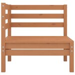 Salon de jardin meuble d'extérieur ensemble de mobilier 6 pièces marron miel bois de pin massif 02_0017035