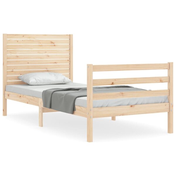 vidaXL Cadre de lit sans matelas bois massif