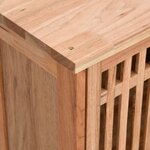 vidaXL Ensemble de meubles de salle de bain 5 Pièces bois massif de noyer