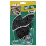 wolfcraft Tendeur de sangle à cliquet avec 4 mâchoires 4 m 3441000