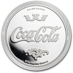 Pièce de monnaie en Argent g 62.2 (2 oz) Millésime Coca Cola COCA COLA LOGO
