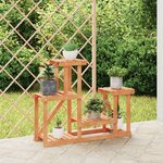 vidaXL Support à fleurs 90x25x73 5 cm bois massif de sapin