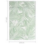 vidaXL Tapis d'extérieur ARAKIL Vert 120x180 cm PP