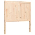 vidaXL Cadre de lit sans matelas bois de pin massif