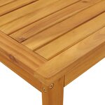 vidaXL Salon palette de jardin avec coussins 5Pièces bois d'acacia massif