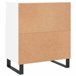 vidaXL Buffet Blanc 60x35x70 cm Bois d'ingénierie