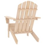vidaXL Chaise de jardin Adirondack Bois de sapin massif