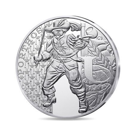 Les Trois Mousquetaires - Porthos - Monnaie de 10€ Argent