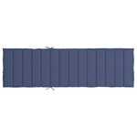 vidaXL Coussin de chaise longue bleu marine tissu oxford