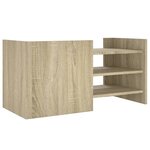 vidaXL Meuble TV chêne sonoma 80x35x40 cm bois d'ingénierie