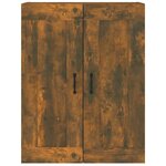 vidaXL Armoire murale suspendue Chêne fumé 69 5x32 5x90 cm