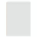 vidaXL Commode d'angle blanc 60x41x58 cm bois d'ingénierie