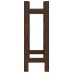 vidaXL Casier à bouteilles pour 20 bouteilles marron bois pin solide