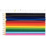 Boîte de 12 crayons de couleurs assorties 18 cm WONDAY