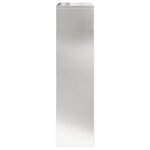 vidaXL Boîte aux lettres de dépôt 44x22x82 cm Acier inoxydable