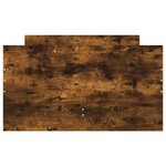 vidaXL Cadre de lit avec tiroirs chêne fumé 90x190 cm