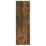 vidaXL Armoire de bain Chêne fumé 30x30x95 cm Bois d'ingénierie