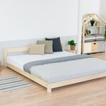 Lit double scandinave en bois COMFY 200 x 200