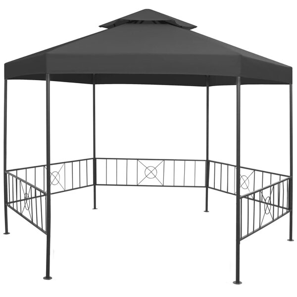 vidaXL Belvédère de jardin 323x275x265 cm Anthracite
