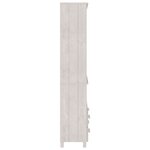 vidaXL Buffet HAMAR Bois massif de pin Blanc