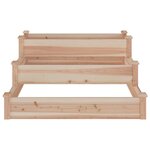 vidaXL Lit surélevé de jardin 120x120x56 cm bois massif de sapin