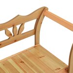 vidaXL Banc 107x45x75 5 cm Bois de sapin solide