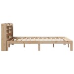 vidaXL Cadre de lit avec tête de lit 90x190 cm bois de pin massif
