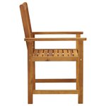 vidaXL Chaises de jardin lot de 6 Bois d'acacia massif