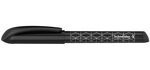 Stylo Plume Easy Grip Pte Acier Moyenne Argent / Noir SCHNEIDER