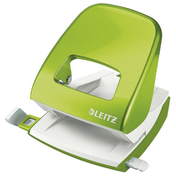 Perforateur 2 trous de bureau WOW, 3 mm/30 feuilles, Vert métallisé