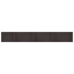 vidaXL Tapis rectangulaire marron foncé 70x500 cm bambou