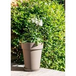 Vase Toscane mi-haut Ø 44 x 53 cm - 50 L - Taupe