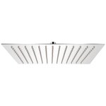 vidaXL Tête de douche plongeante carrée en acier inoxydable 30x30 cm