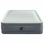 Intex Lit gonflable PremAire blanc et gris Queen Size 152x203x46 cm