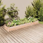 vidaXL Lit surélevé de jardin doublure 240x45x25 cm bois massif sapin