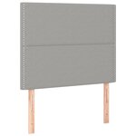 vidaXL Cadre de lit sans matelas gris clair 80x200 cm tissu
