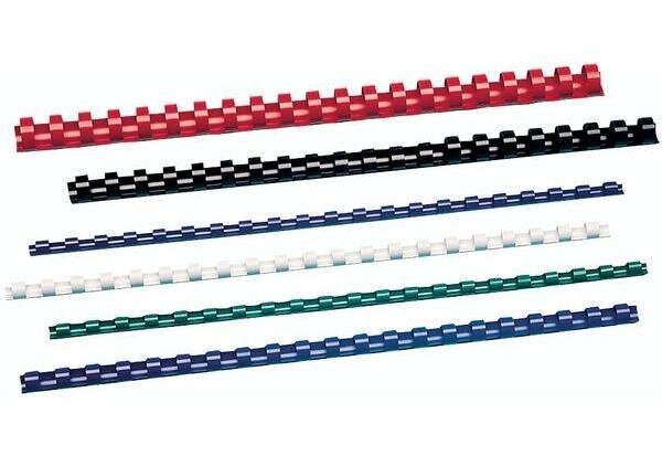 Lot de 100 CombBind Peignes de reliure rouge 16 mm GBC