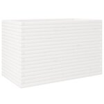 vidaXL Jardinière blanc 110x60x68 5 cm bois de pin massif