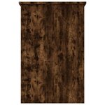 vidaXL Bureau Chêne fumé 100x50x76 cm Bois d'ingénierie
