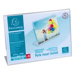 Lot De 10 Porte-étiquettes A7 Horizontal - Cristal - X 10 - Exacompta
