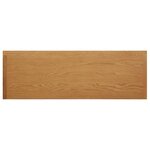 vidaXL Coiffeuse 110x40x75 cm Bois de chêne massif