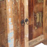 vidaXL Buffet avec étagères Bois de récupération massif 120x35x200 cm