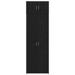 Armoire de rangement vidaXL Chêne noir 70x42 5x225 cm Bois d'ingénierie