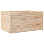 vidaXL Jardinière 90x60x46 cm bois de pin massif