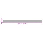 vidaXL Tapis rectangulaire marron 60x1000 cm bambou