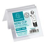 Porte-carte Clip L50mm - Cristal - X 50 - Exacompta