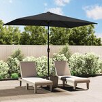 vidaXL Parasol d'extérieur avec mât en métal 300x200 cm anthracite